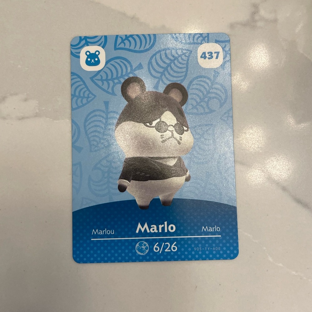 Animal Crossing New Horizon Amiibo - Marlo